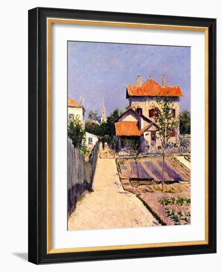 The Artist's House at Yerres, c.1882-Gustave Caillebotte-Framed Giclee Print