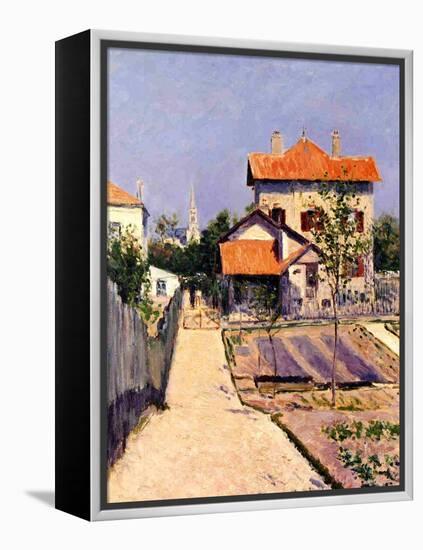 The Artist's House at Yerres, c.1882-Gustave Caillebotte-Framed Premier Image Canvas