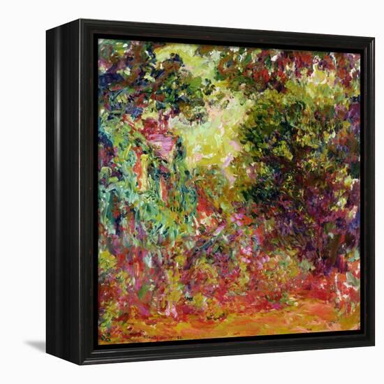 The Artist's House from the Rose Garden, 1922-24-Claude Monet-Framed Premier Image Canvas