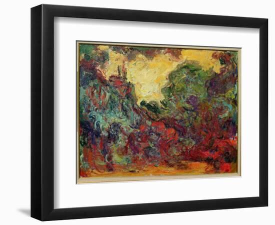 The Artist's House from the Rose Garden, 1922-24-Claude Monet-Framed Giclee Print