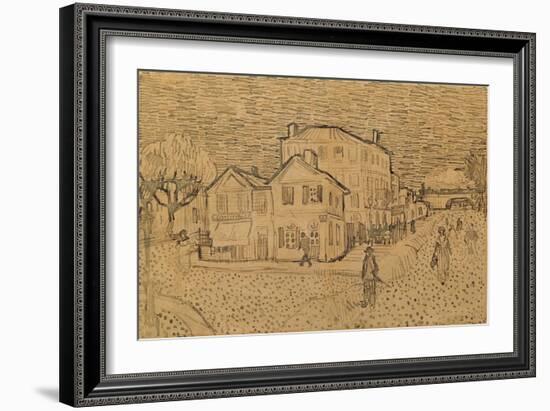 The Artist's House in Arles-Vincent van Gogh-Framed Giclee Print