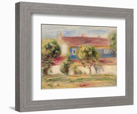 The Artist's House-Pierre-Auguste Renoir-Framed Giclee Print