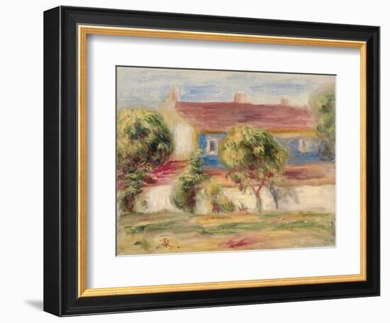 The Artist's House-Pierre-Auguste Renoir-Framed Giclee Print