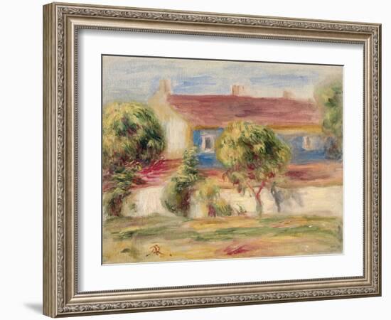 The Artist's House-Pierre-Auguste Renoir-Framed Giclee Print