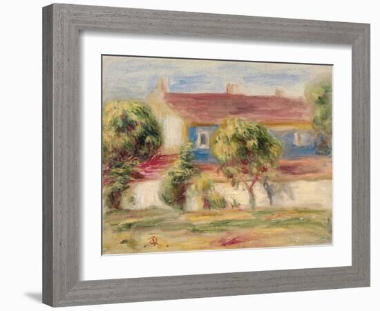 The Artist's House-Pierre-Auguste Renoir-Framed Giclee Print