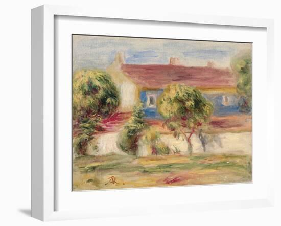 The Artist's House-Pierre-Auguste Renoir-Framed Giclee Print