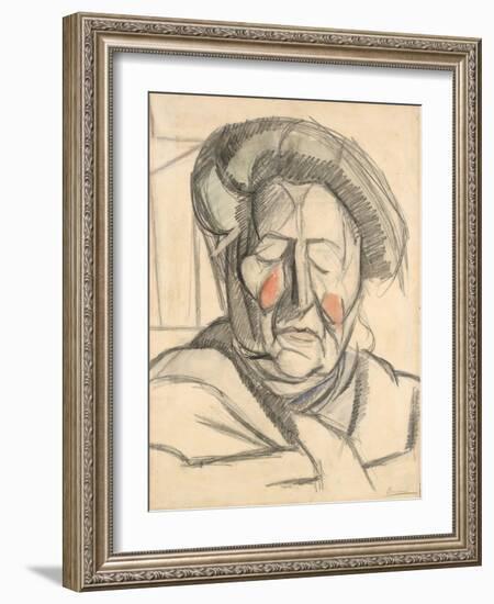 The Artist's Mother, 1915-Umberto Boccioni-Framed Giclee Print