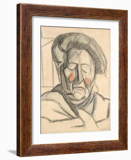 The Artist's Mother, 1915-Umberto Boccioni-Framed Giclee Print