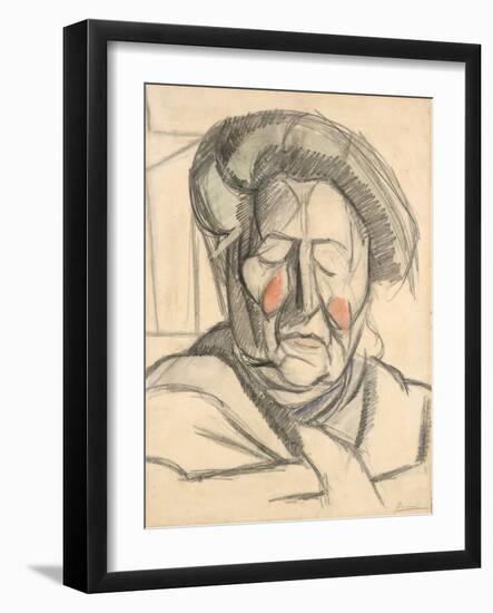 The Artist's Mother, 1915-Umberto Boccioni-Framed Giclee Print