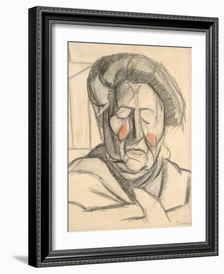 The Artist's Mother, 1915-Umberto Boccioni-Framed Giclee Print