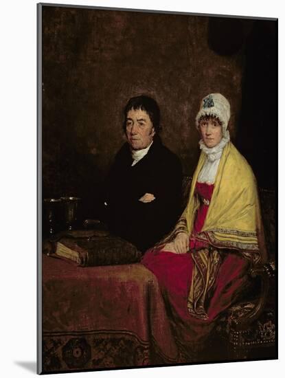 The Artist's Parents, 1813 (Panel)-Sir David Wilkie-Mounted Giclee Print