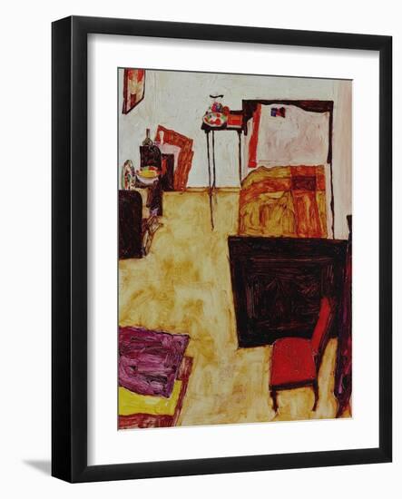 The Artist's Room in Neulengbach (My Living Room), 1911-Egon Schiele-Framed Giclee Print