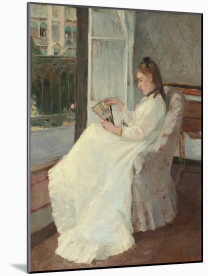 The Artist's Sister at a Window, 1869-Berthe Morisot-Mounted Giclee Print