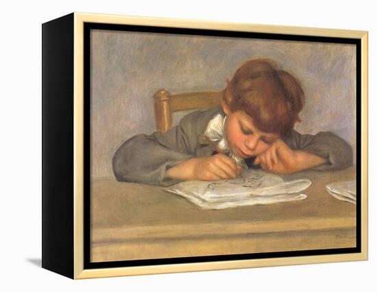 The Artist's Son Jean Drawing, 1901-Pierre-Auguste Renoir-Framed Premier Image Canvas