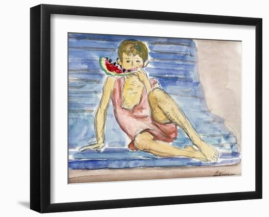 The Artist's Son; Le Fils De L'Artiste-Henri Lebasque-Framed Giclee Print