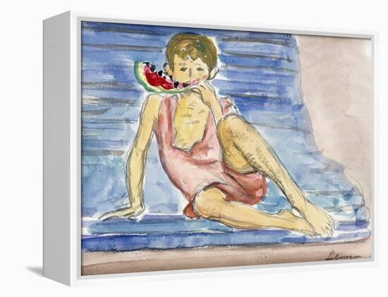 The Artist's Son; Le Fils De L'Artiste-Henri Lebasque-Framed Premier Image Canvas