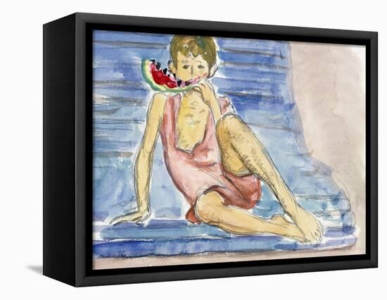 The Artist's Son-Henri Lebasque-Framed Premier Image Canvas