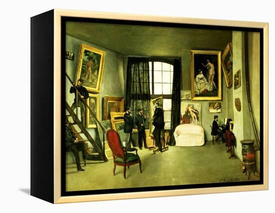 The Artist's Studio, 1870-Frederic Bazille-Framed Premier Image Canvas