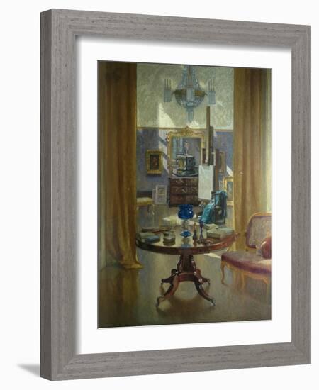 The Artist's Studio, 1921-Patrick William Adam-Framed Giclee Print