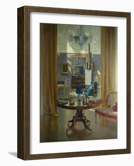 The Artist's Studio, 1921-Patrick William Adam-Framed Giclee Print