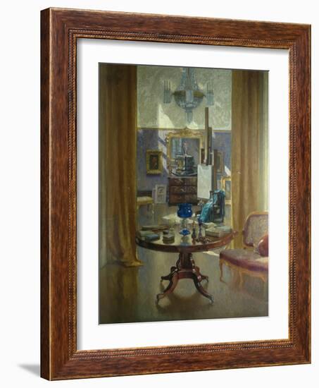 The Artist's Studio, 1921-Patrick William Adam-Framed Giclee Print