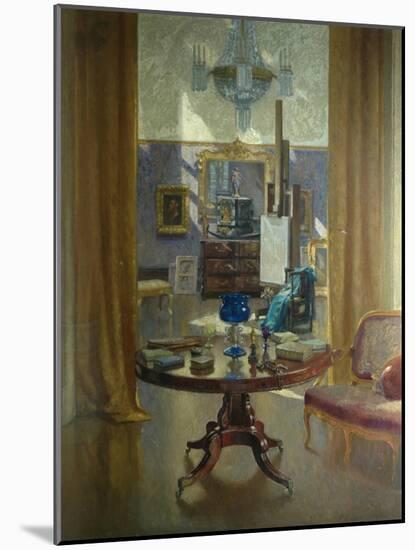 The Artist's Studio, 1921-Patrick William Adam-Mounted Giclee Print