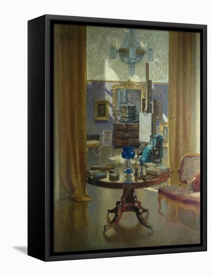 The Artist's Studio, 1921-Patrick William Adam-Framed Premier Image Canvas