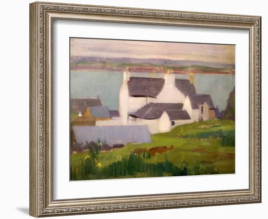 The Artist's Studio, Iona, from St. Columba Hotel-Francis Campbell Boileau Cadell-Framed Giclee Print