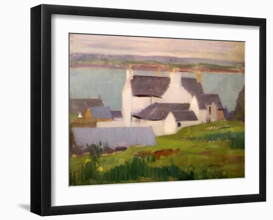 The Artist's Studio, Iona, from St. Columba Hotel-Francis Campbell Boileau Cadell-Framed Giclee Print