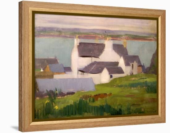 The Artist's Studio, Iona, from St. Columba Hotel-Francis Campbell Boileau Cadell-Framed Premier Image Canvas