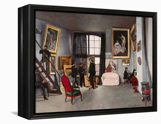 The Artist's Studio-Frederic Bazille-Framed Premier Image Canvas