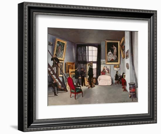 The Artist's Studio-Frederic Bazille-Framed Giclee Print