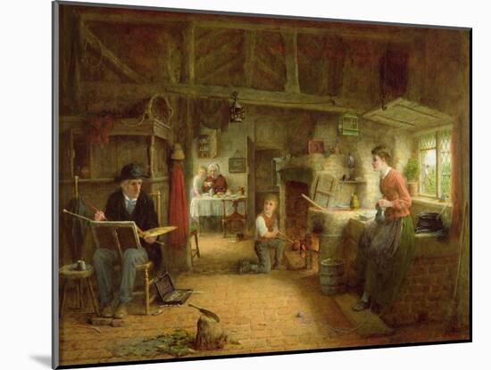 The Artist's Visit-Frederick Daniel Hardy-Mounted Giclee Print