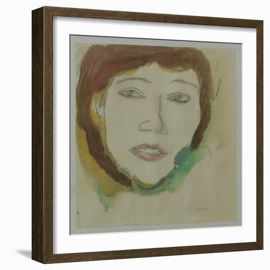 The Artist's Wife, Margaret, c.1906-Samuel John Peploe-Framed Giclee Print