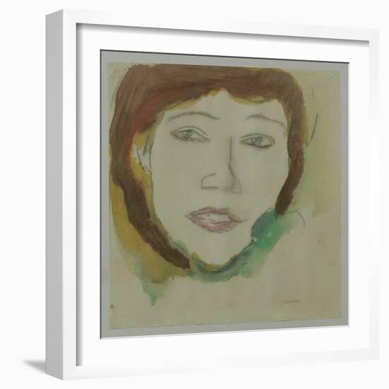 The Artist's Wife, Margaret, c.1906-Samuel John Peploe-Framed Giclee Print