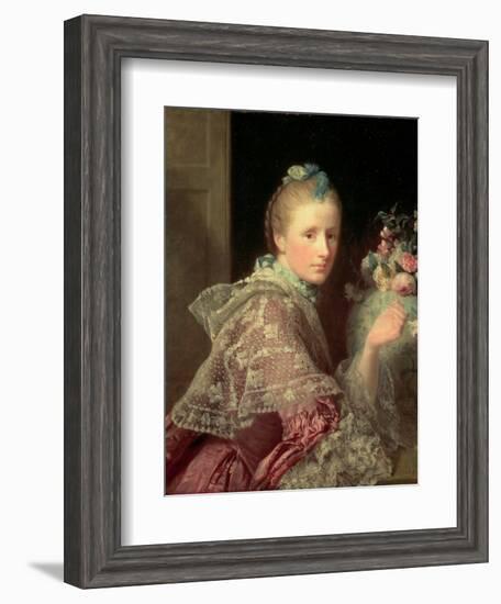 The Artist's Wife: Margaret Lindsay of Evelick, 1754-55-Allan Ramsay-Framed Giclee Print