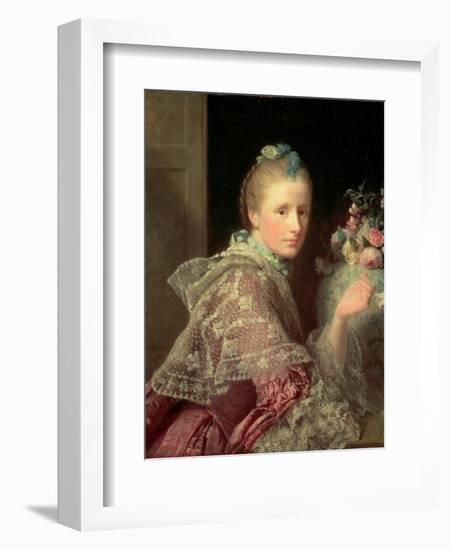 The Artist's Wife: Margaret Lindsay of Evelick, 1754-55-Allan Ramsay-Framed Giclee Print