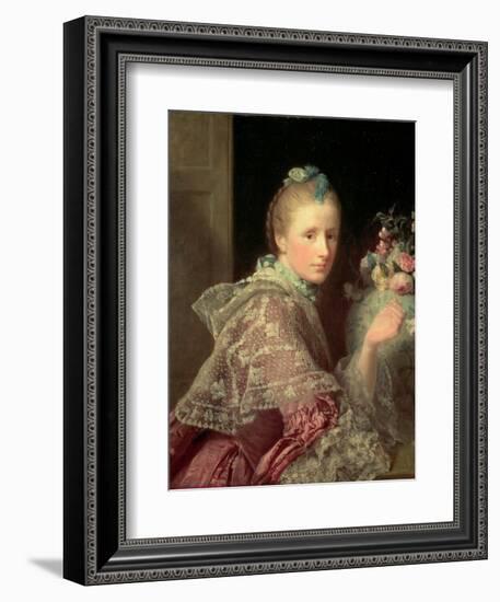 The Artist's Wife: Margaret Lindsay of Evelick, 1754-55-Allan Ramsay-Framed Giclee Print