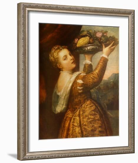 The Artists Daughter Lavinia-Titian (Tiziano Vecelli)-Framed Collectable Print