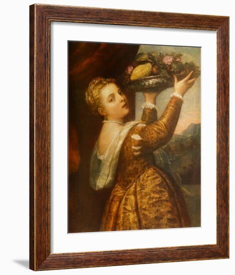 The Artists Daughter Lavinia-Titian (Tiziano Vecelli)-Framed Collectable Print