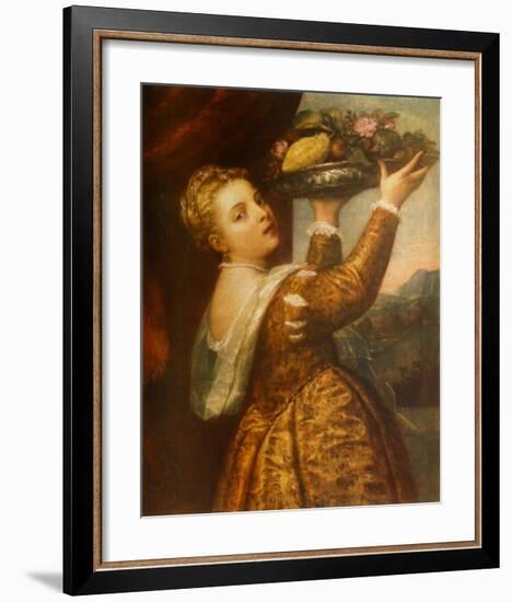 The Artists Daughter Lavinia-Titian (Tiziano Vecelli)-Framed Collectable Print