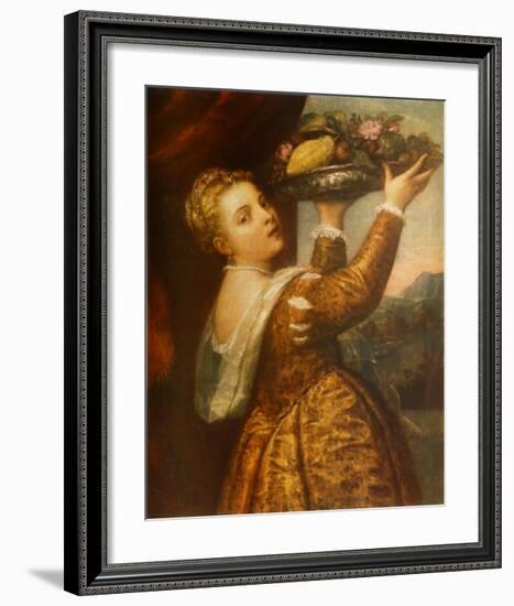 The Artists Daughter Lavinia-Titian (Tiziano Vecelli)-Framed Collectable Print