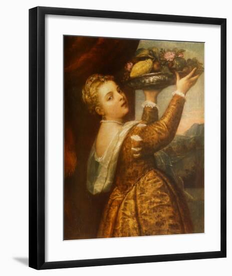 The Artists Daughter Lavinia-Titian (Tiziano Vecelli)-Framed Collectable Print