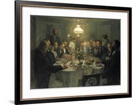The Artists' Gathering-Viggo Johansen-Framed Premium Giclee Print