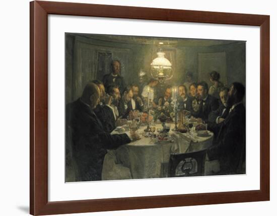 The Artists' Gathering-Viggo Johansen-Framed Premium Giclee Print