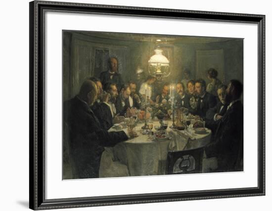 The Artists' Gathering-Viggo Johansen-Framed Premium Giclee Print