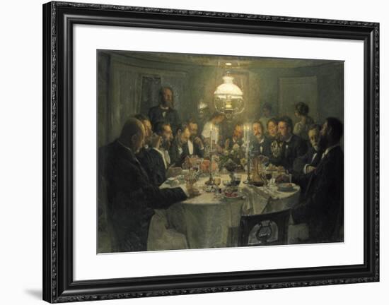 The Artists' Gathering-Viggo Johansen-Framed Premium Giclee Print