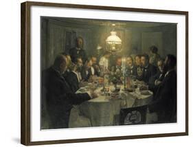 The Artists' Gathering-Viggo Johansen-Framed Premium Giclee Print