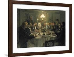 The Artists' Gathering-Viggo Johansen-Framed Premium Giclee Print