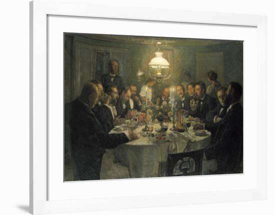 The Artists' Gathering-Viggo Johansen-Framed Premium Giclee Print